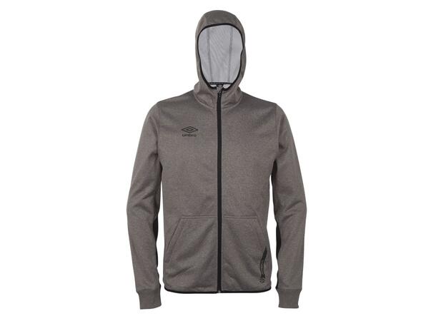 UMBRO Core Tech Hood Zip 19 Mørk grå XL Treningsjakke med hette i polyester 